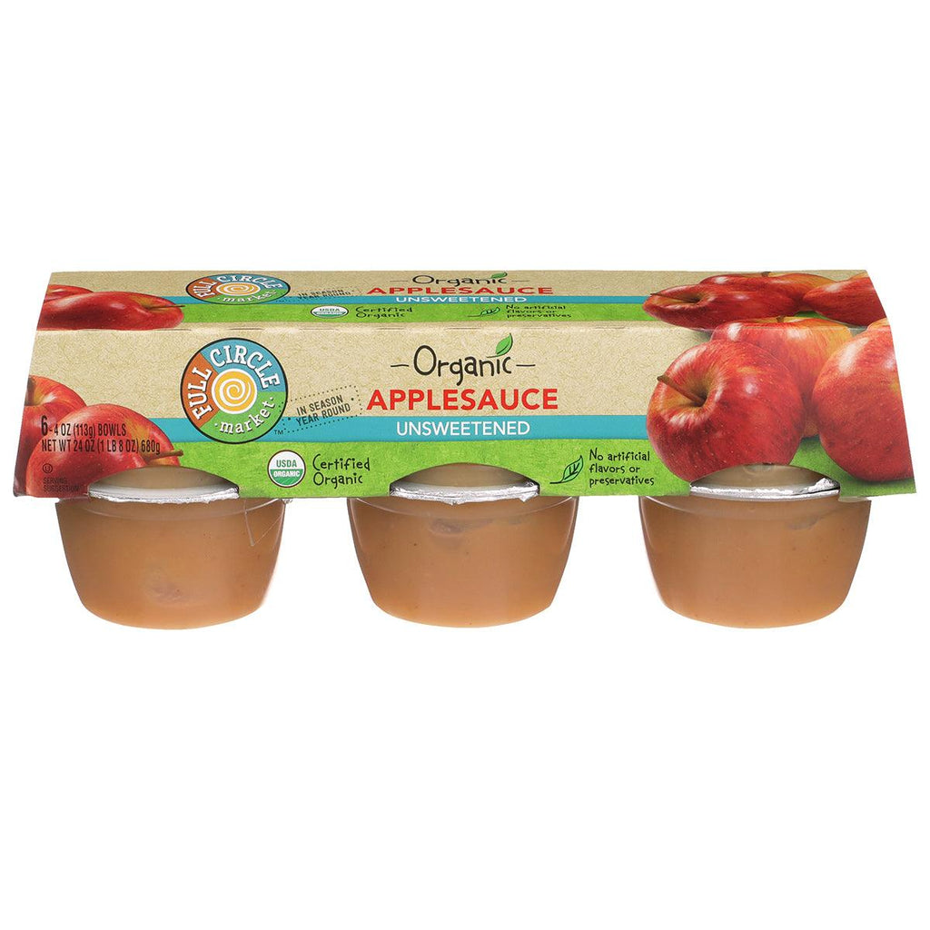 Full Circle Organic Unsweet Applesauce - Seabra Foods Online