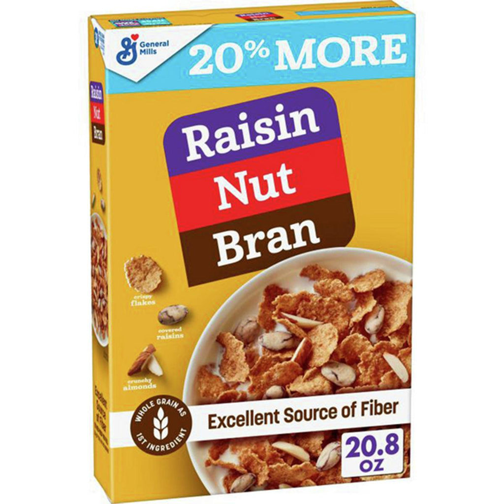 General Mills Raisin Nut Bran 20.8oz - Seabra Foods Online