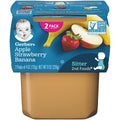 Gerber 2nd Foods Apl/Straw/Ban 3.5oz - Seabra Foods Online