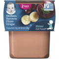 Gerber 2nd Stg Ban/Plum/Grape 2pk - Seabra Foods Online