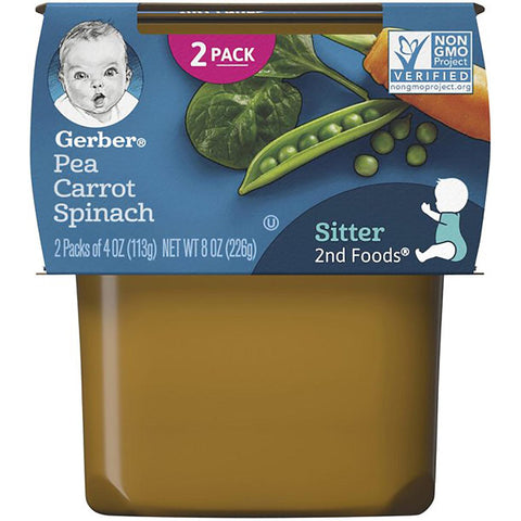 Gerber 2nd Stg Garden Vegetable 2pk - Seabra Foods Online