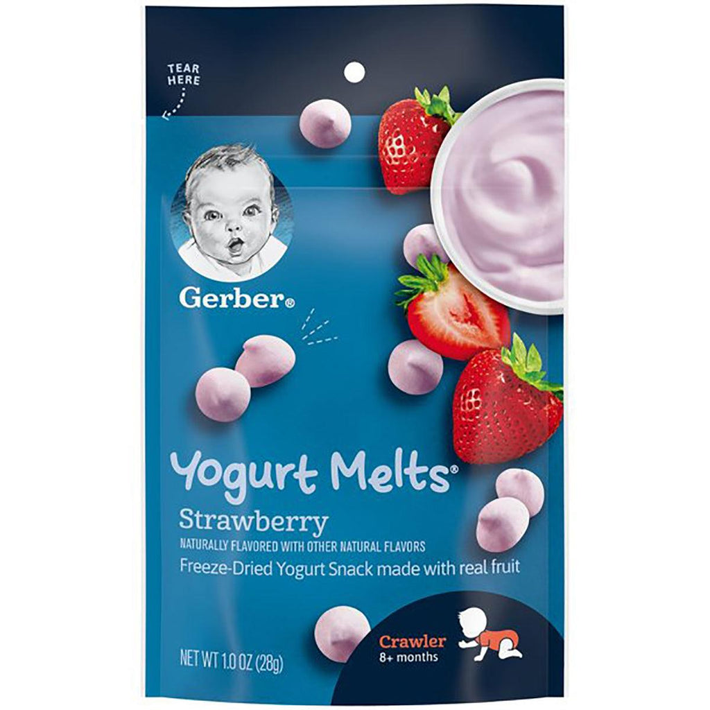 Gerber Grad Yogurt Melt Strawberry 1oz - Seabra Foods Online