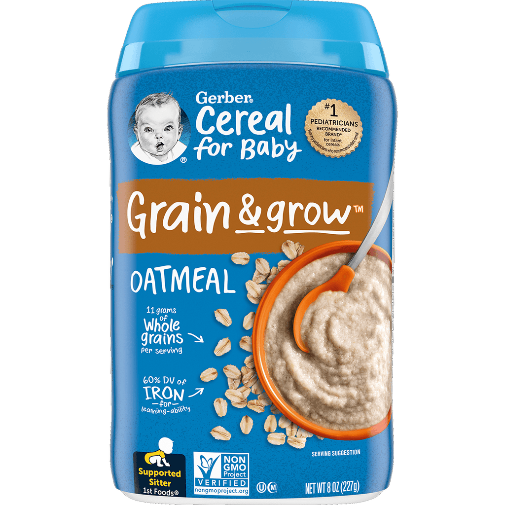 Gerber Oatmeal Cereal - Seabra Foods Online