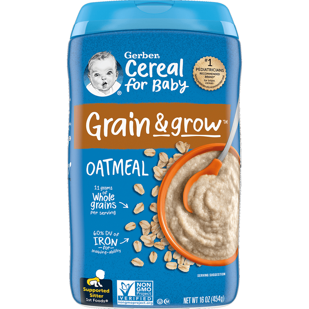 Gerber Single Grain Oatmeal Cereal - Seabra Foods Online