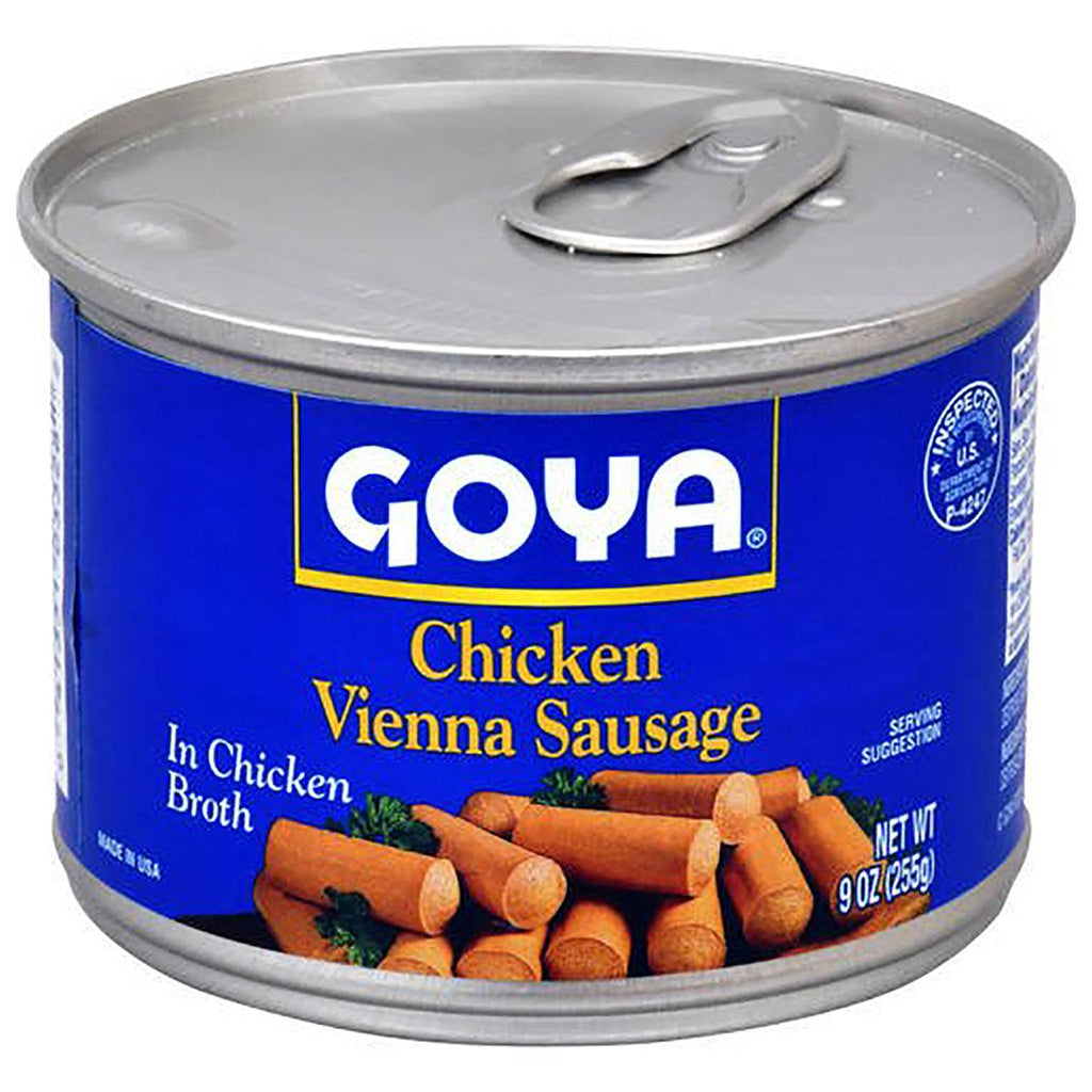 Goya Chicken Vienna Sausage 9oz - Seabra Foods Online
