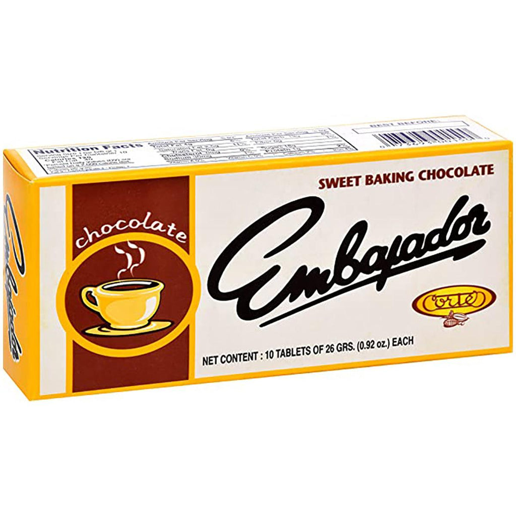 Goya Chocolate Embajador 9.17oz - Seabra Foods Online