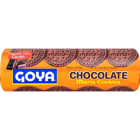 Goya Chocolate Maria Cookies 7oz - Seabra Foods Online