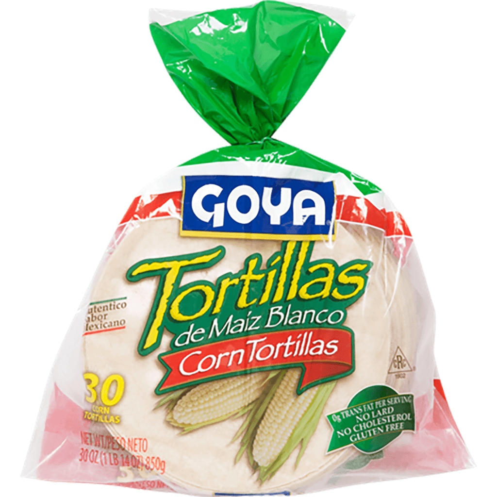 Goya Corn Tortillas 30ct 30oz - Seabra Foods Online