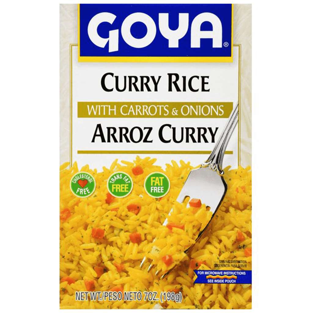 Goya Curry Rice Mix W/Carrot&Onion 7oz - Seabra Foods Online
