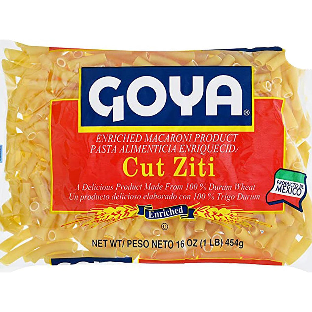 Goya Cut Ziti Pasta 1lb - Seabra Foods Online