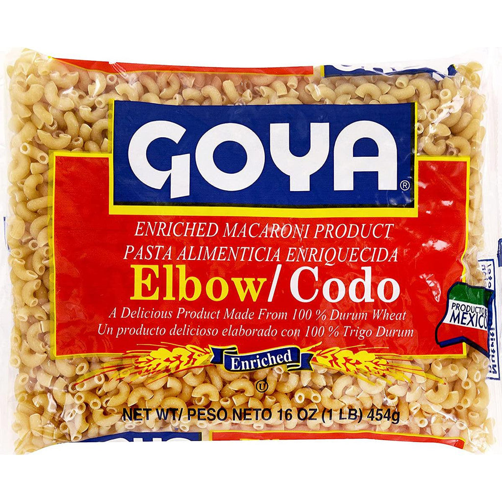 Goya Elbows Pasta 1lb - Seabra Foods Online