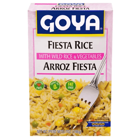 Goya Fiesta Rice W/Vegetables 7oz - Seabra Foods Online