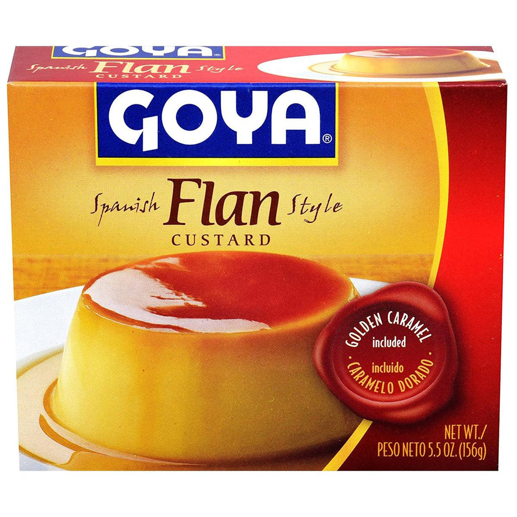 Goya Flan Custard W/Caramel 5.5oz - Seabra Foods Online