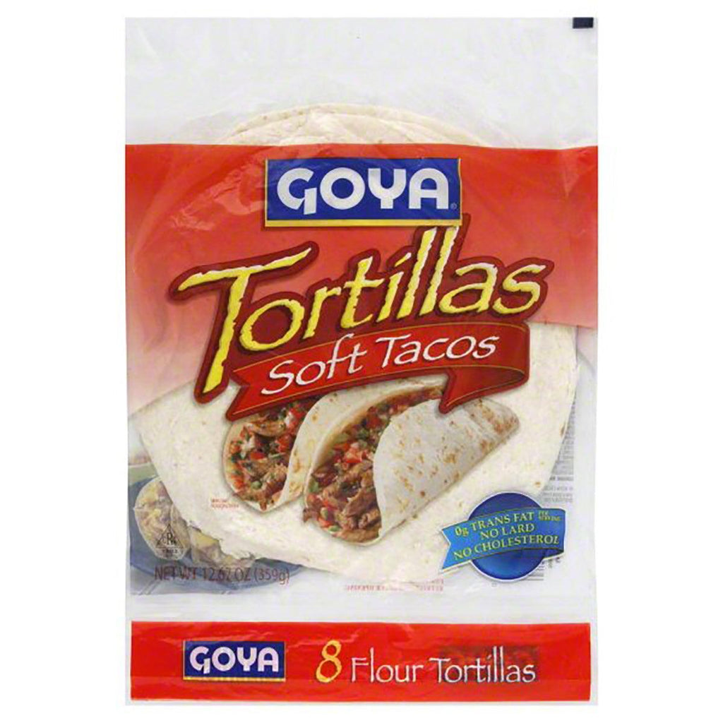 Goya Flour Tortillas 8ct 12.67oz - Seabra Foods Online