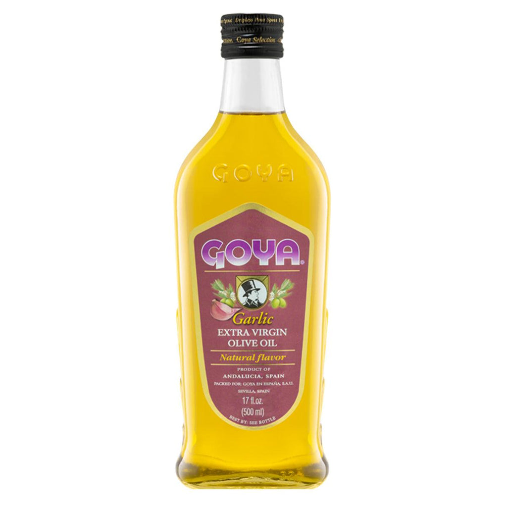 Goya Garlic Extra Virgin Olive Oil 8.5z - Seabra Foods Online