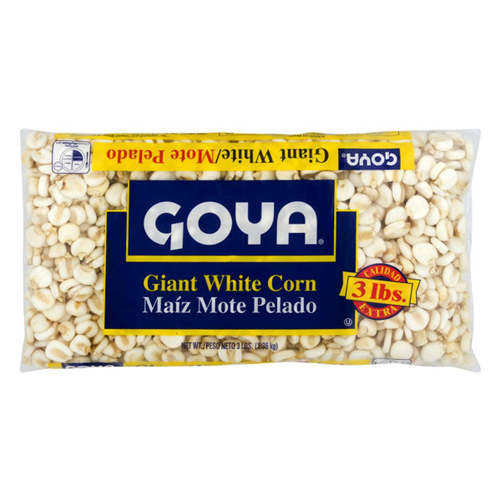 Goya Giant White Corn 3lb - Seabra Foods Online