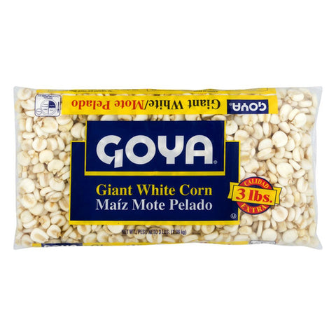 Goya Giant White Corn 3lb - Seabra Foods Online