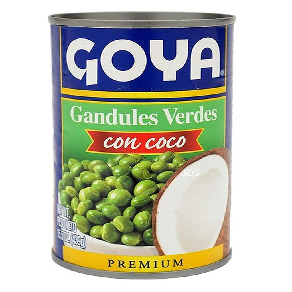 Goya Green Pigeon Peas C/Coco 15.5oz - Seabra Foods Online
