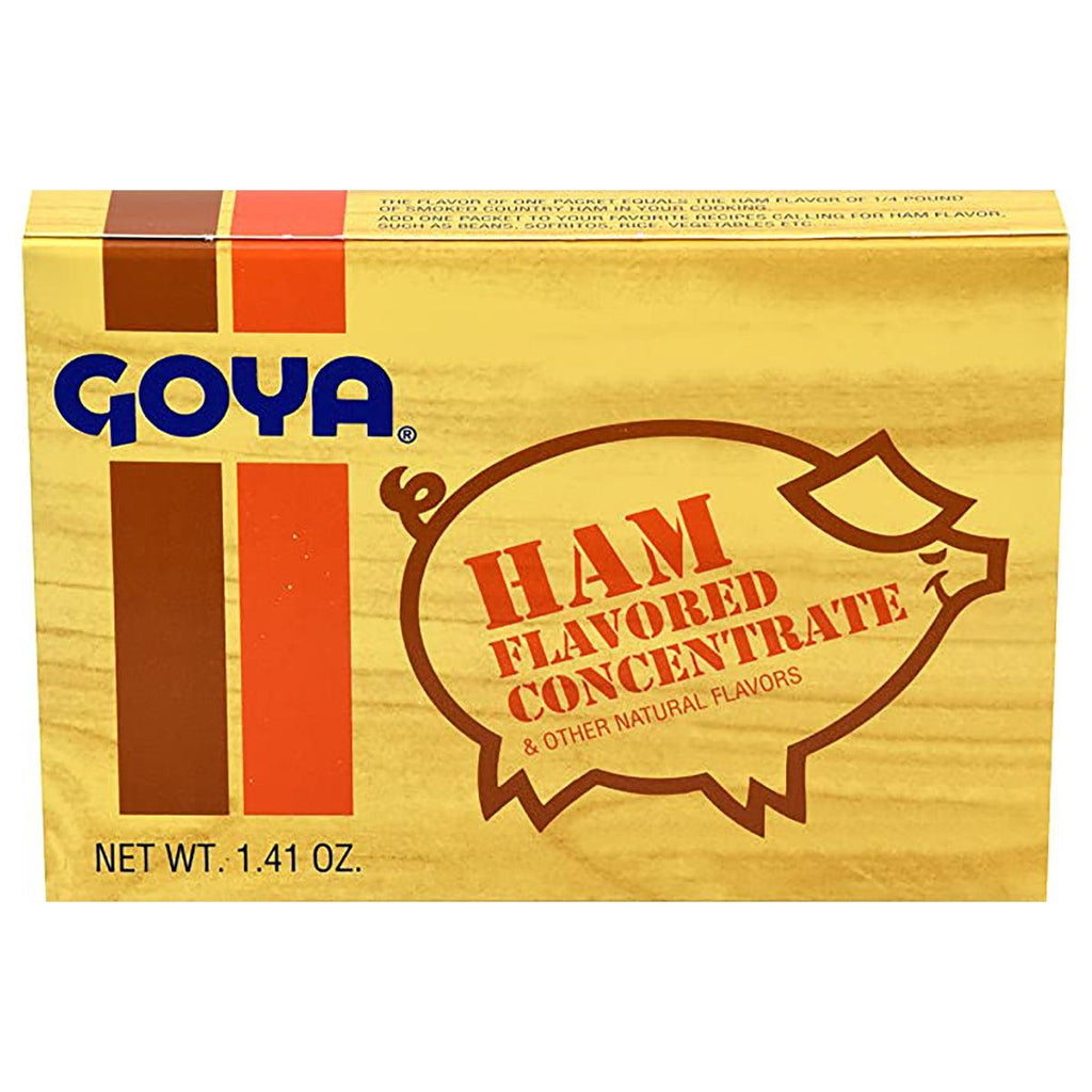 Goya Ham Flavor Concentrate 8pk 1.41oz - Seabra Foods Online