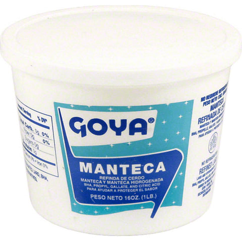 Goya Lard 1lb - Seabra Foods Online