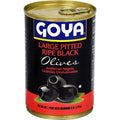 Goya Large Pitted Black Olives 6oz - Seabra Foods Online