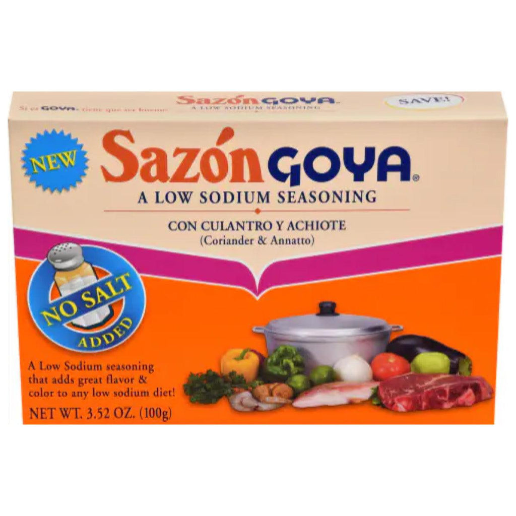 Goya LS Culantro&Achiote Sazon 3.52oz - Seabra Foods Online