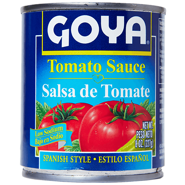 Molho de Tomate Baixo Sódio Goya 8oz | Seabra Foods Online