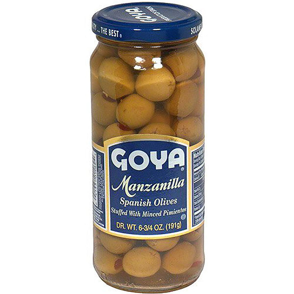 Goya Manzanilla Spanish Olives 6.75oz - Seabra Foods Online