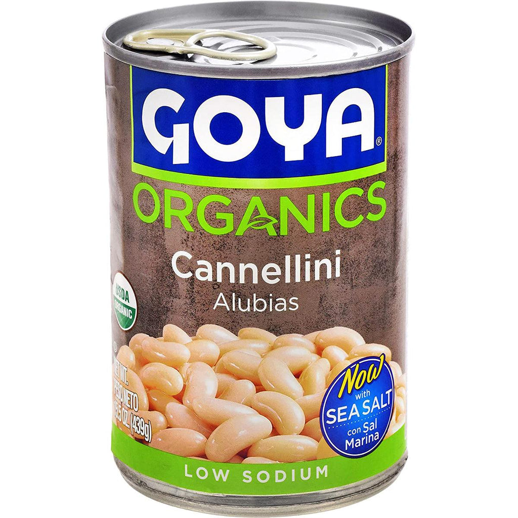 Goya Organic Cannellini Beans 15.5oz - Seabra Foods Online