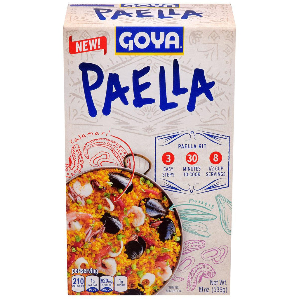 Goya Paella Kit Mix 19oz - Seabra Foods Online
