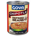 Goya Refried Beans Chipotle 16oz - Seabra Foods Online