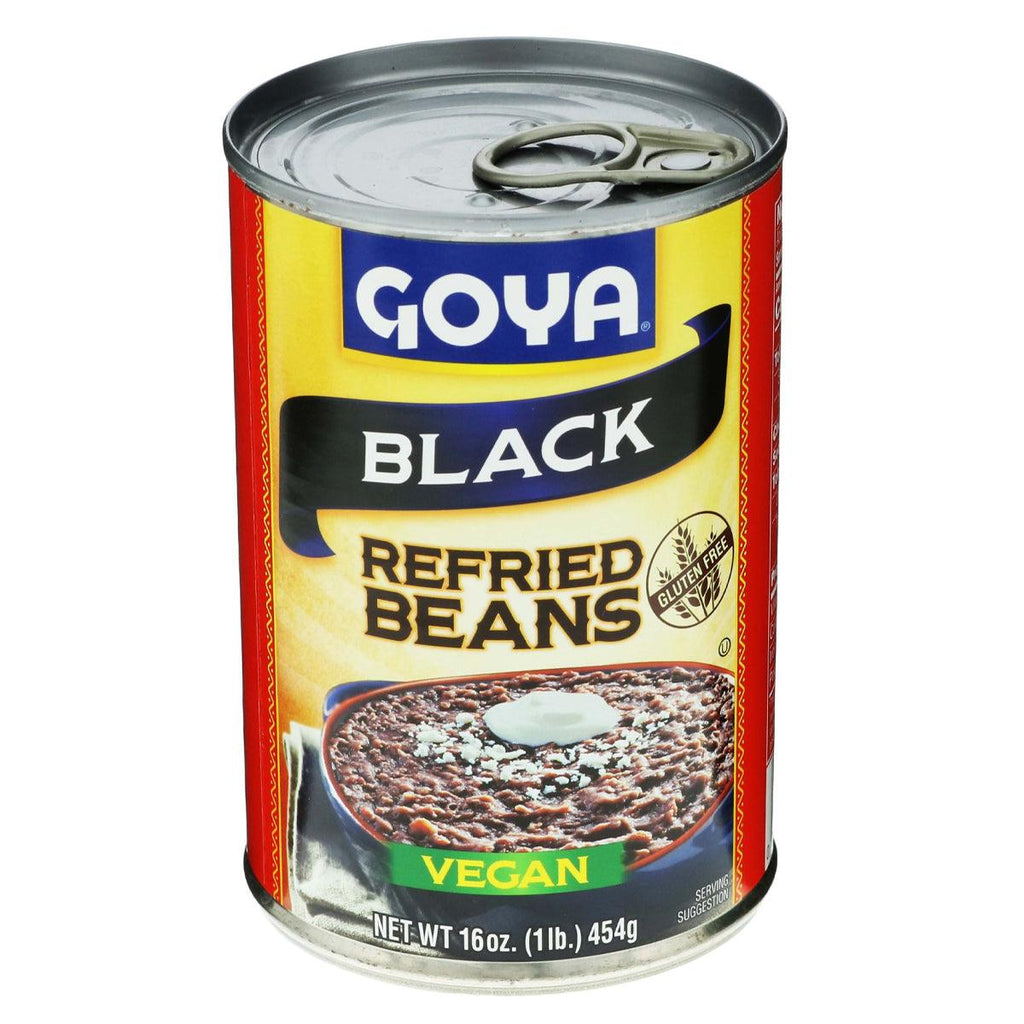 Goya Refried Black Beans 16oz - Seabra Foods Online