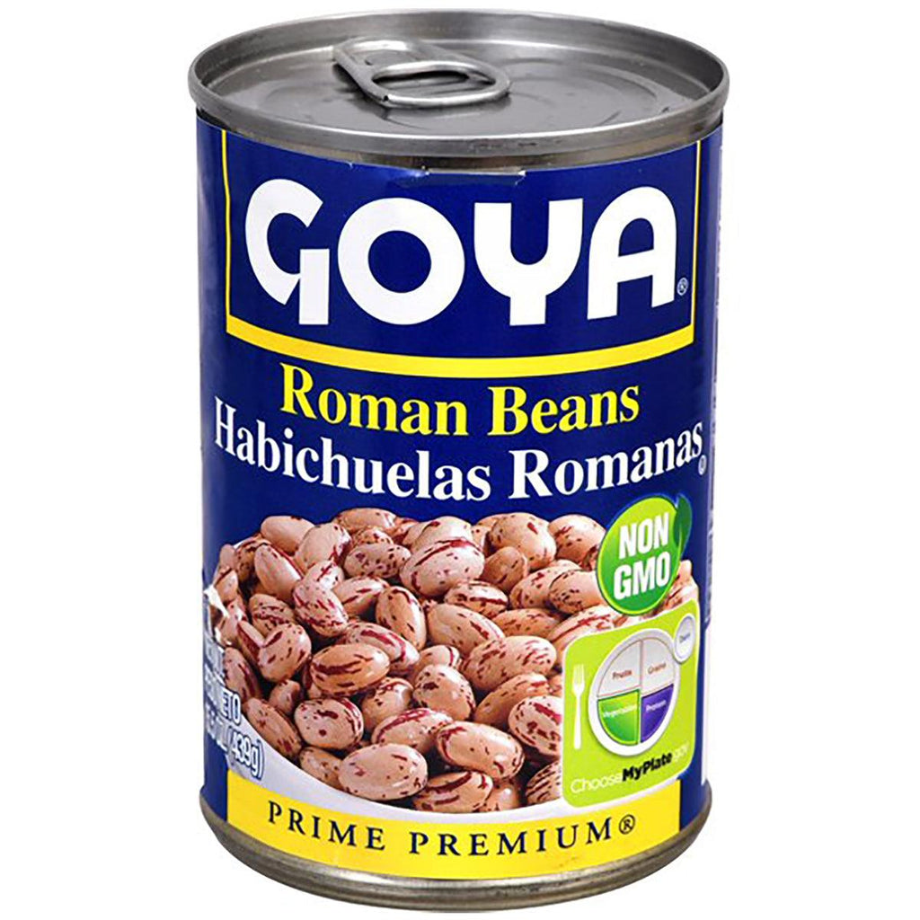 Goya Roman Beans 15.5oz - Seabra Foods Online