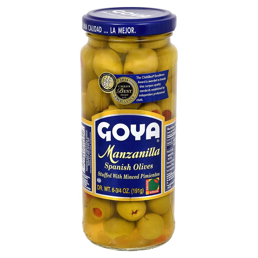 Goya RS Stuffed Pimiento Olives 6.75oz - Seabra Foods Online