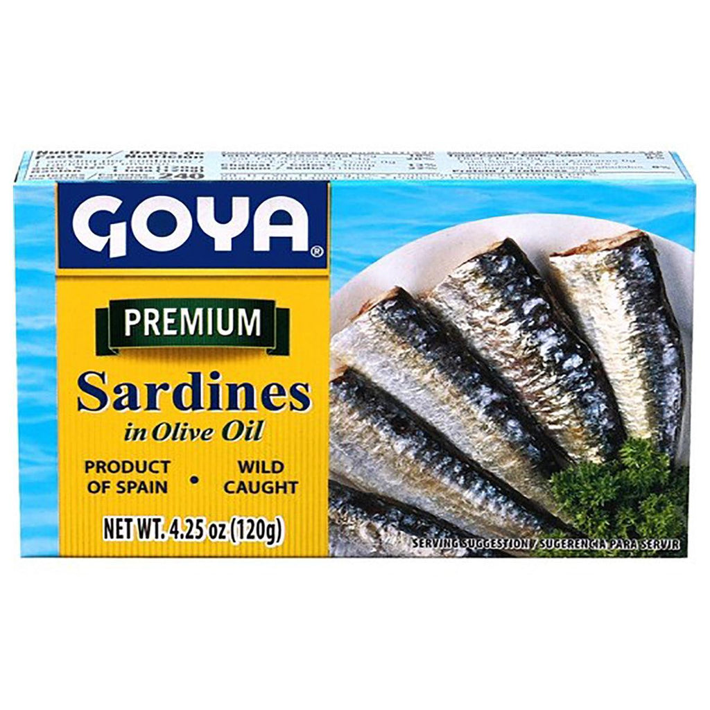Goya Sardines in Olive Oil 4.25oz - Seabra Foods Online