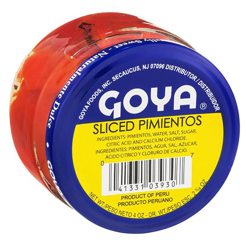 Goya Sliced Spanish Red Pimientos 4oz - Seabra Foods Online
