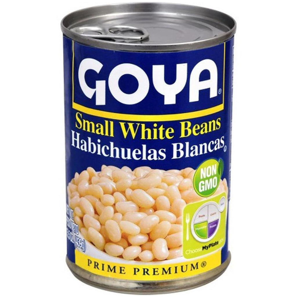 Goya Small White Beans 15.5oz - Seabra Foods Online