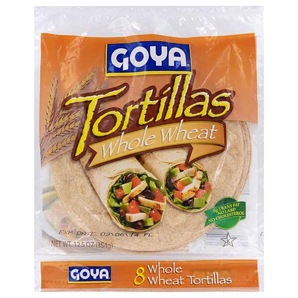 Goya Whole Wheat Tortillas 12.5oz - Seabra Foods Online