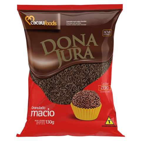 Granulado Macio Cacau Foods 130g - Seabra Foods Online