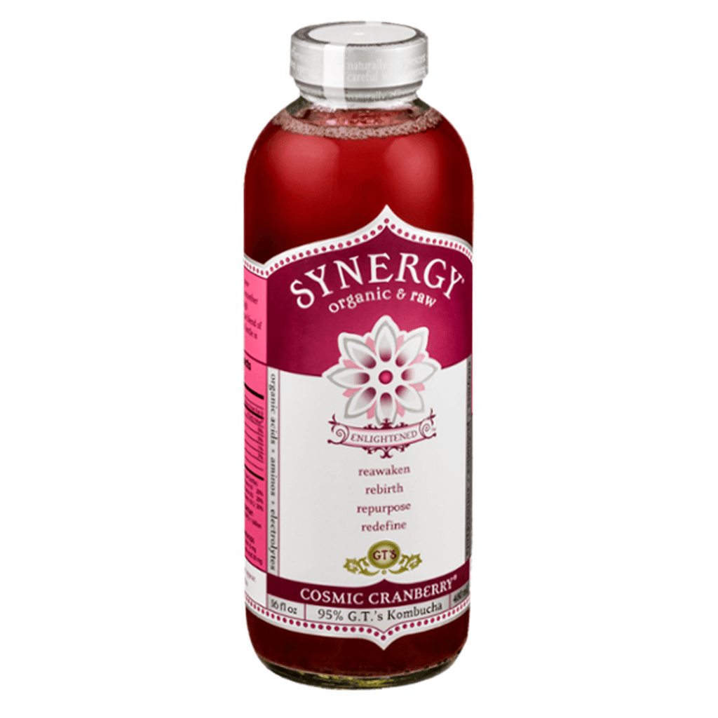 GTS Synergy Organic Kombucha Cranberry - Seabra Foods Online