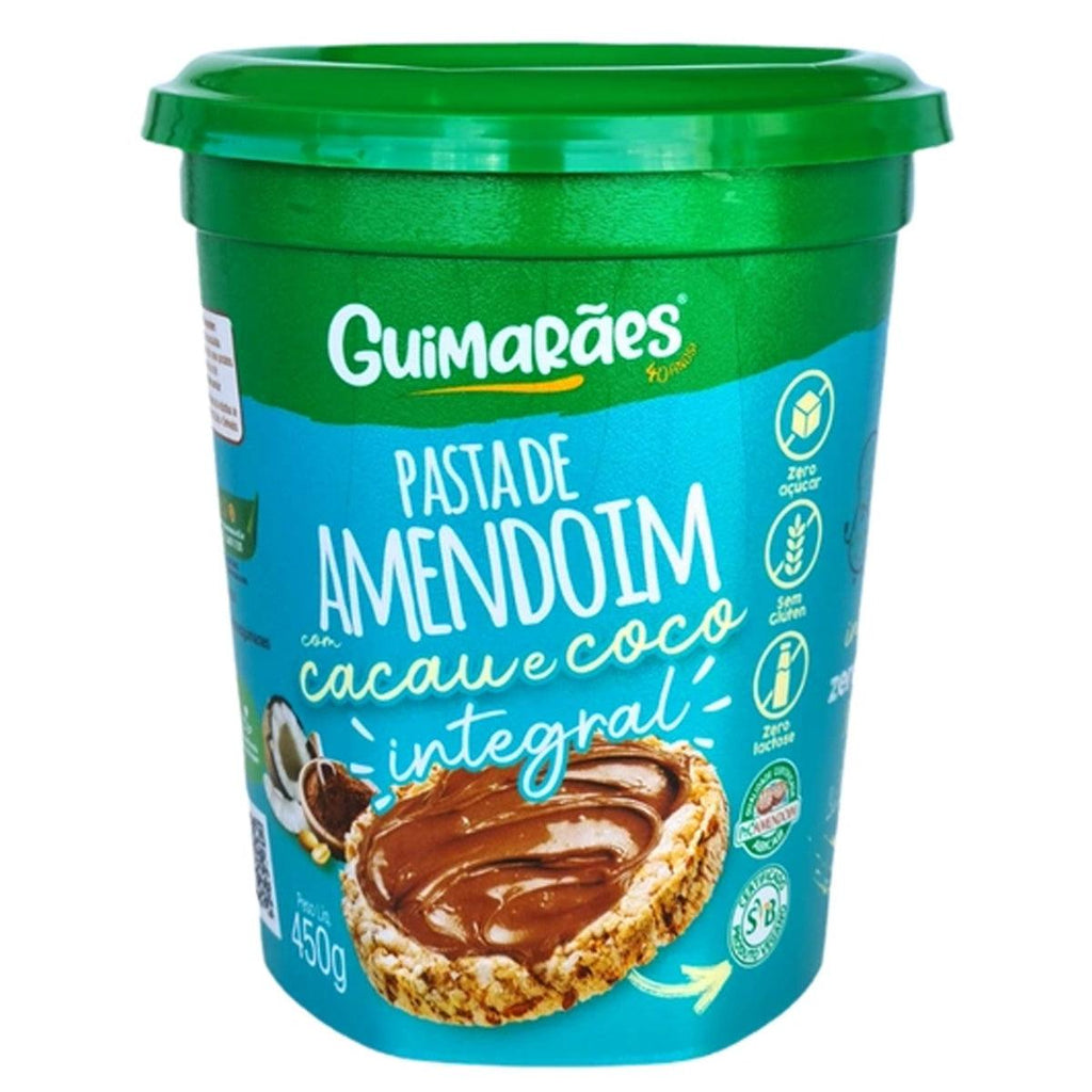 Guimaraes Pasta Amendoim C/Cacau Coco - Seabra Foods Online