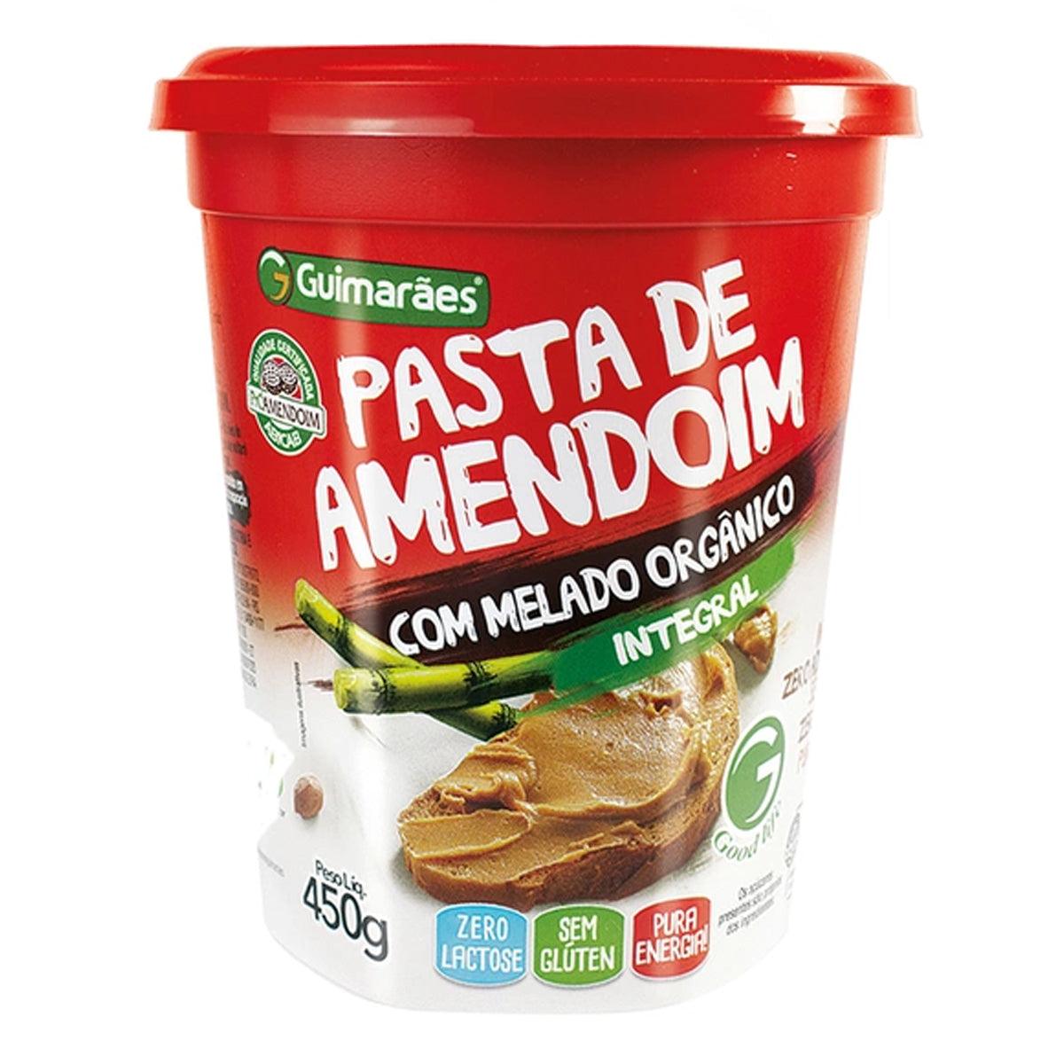Guimaraes Pasta Amendoim C/Melado Org – Seabra Foods Online