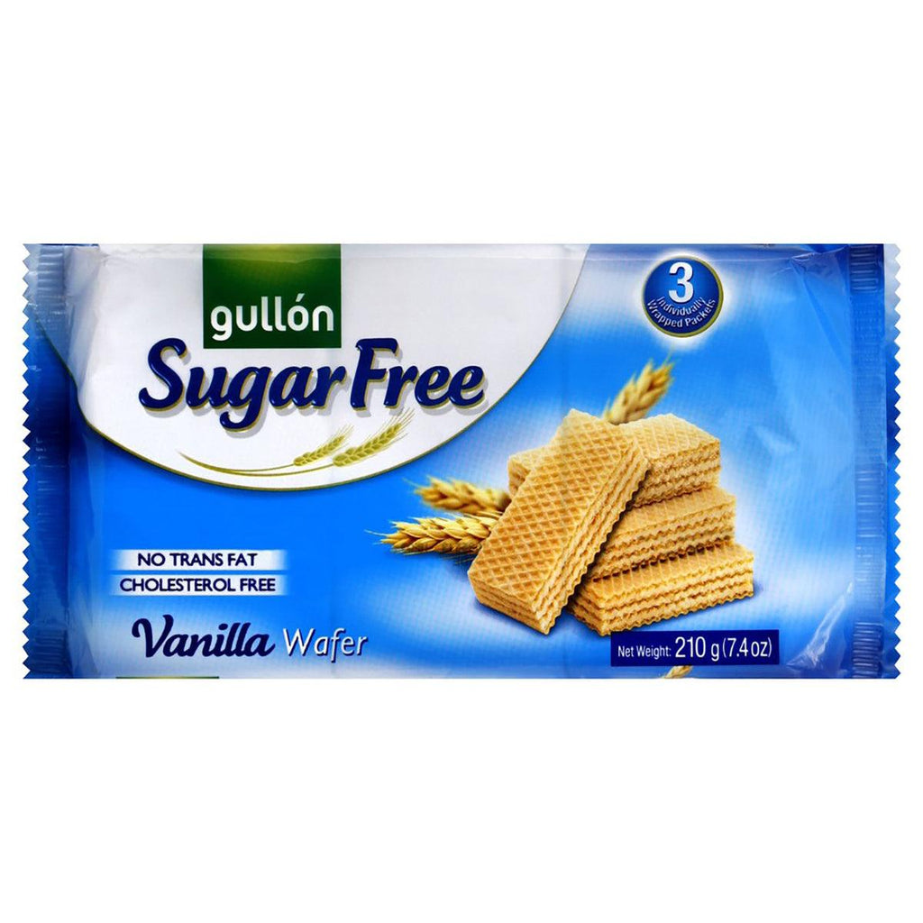 Gullon SF Vanilla Wafer 7.4 oz - Seabra Foods Online