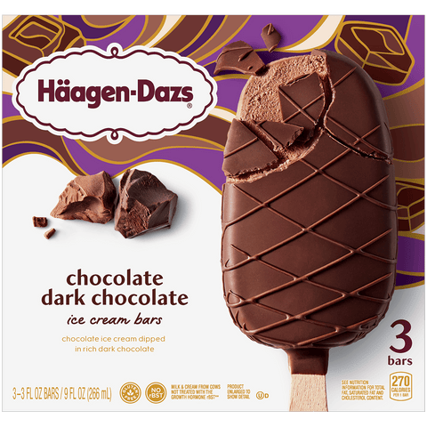 Häagen-Dazs Choc.Dark Choc.IC 3PK - Seabra Foods Online