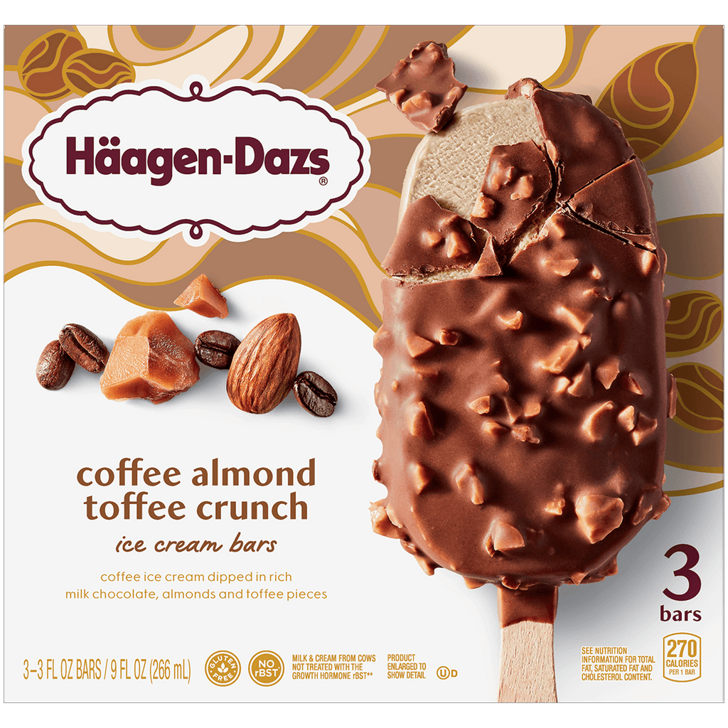 Häagen-Dazs Coffee Almond Crunch Bar - Seabra Foods Online