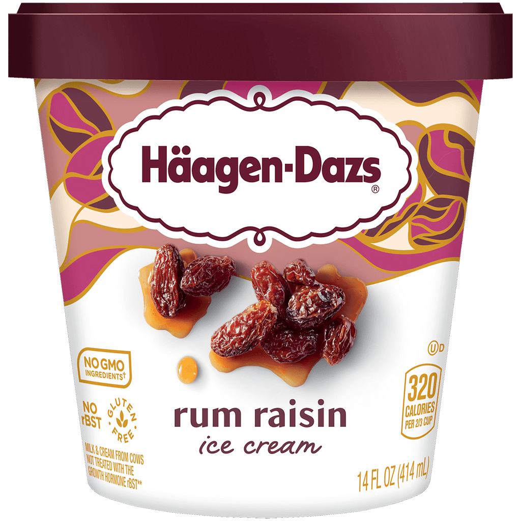 Häagen-Dazs Rum Raisin Ice Cream - Seabra Foods Online