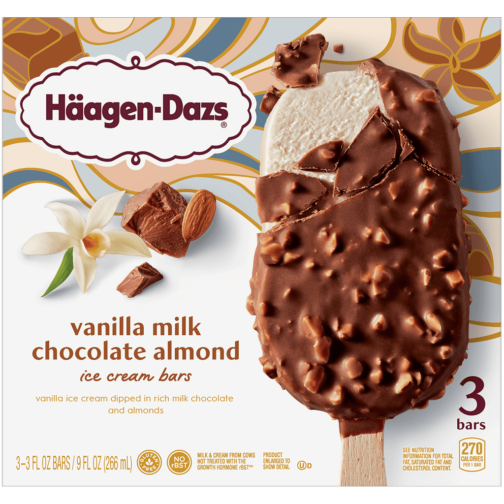 Häagen-Dazs Van/Milk Choc/Almond IC 3PK - Seabra Foods Online