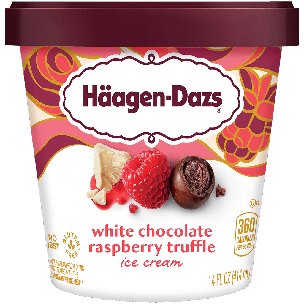 Häagen-Dazs Wht Choc/Rasp Trufle - Seabra Foods Online