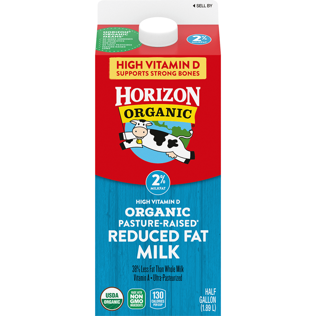 Horizon Organic 2%Red Fat Milk 64floz - Seabra Foods Online