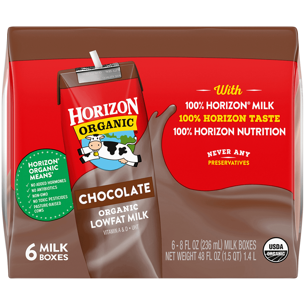 Horizon Organic Chocolate Milk 6pk - Seabra Foods Online